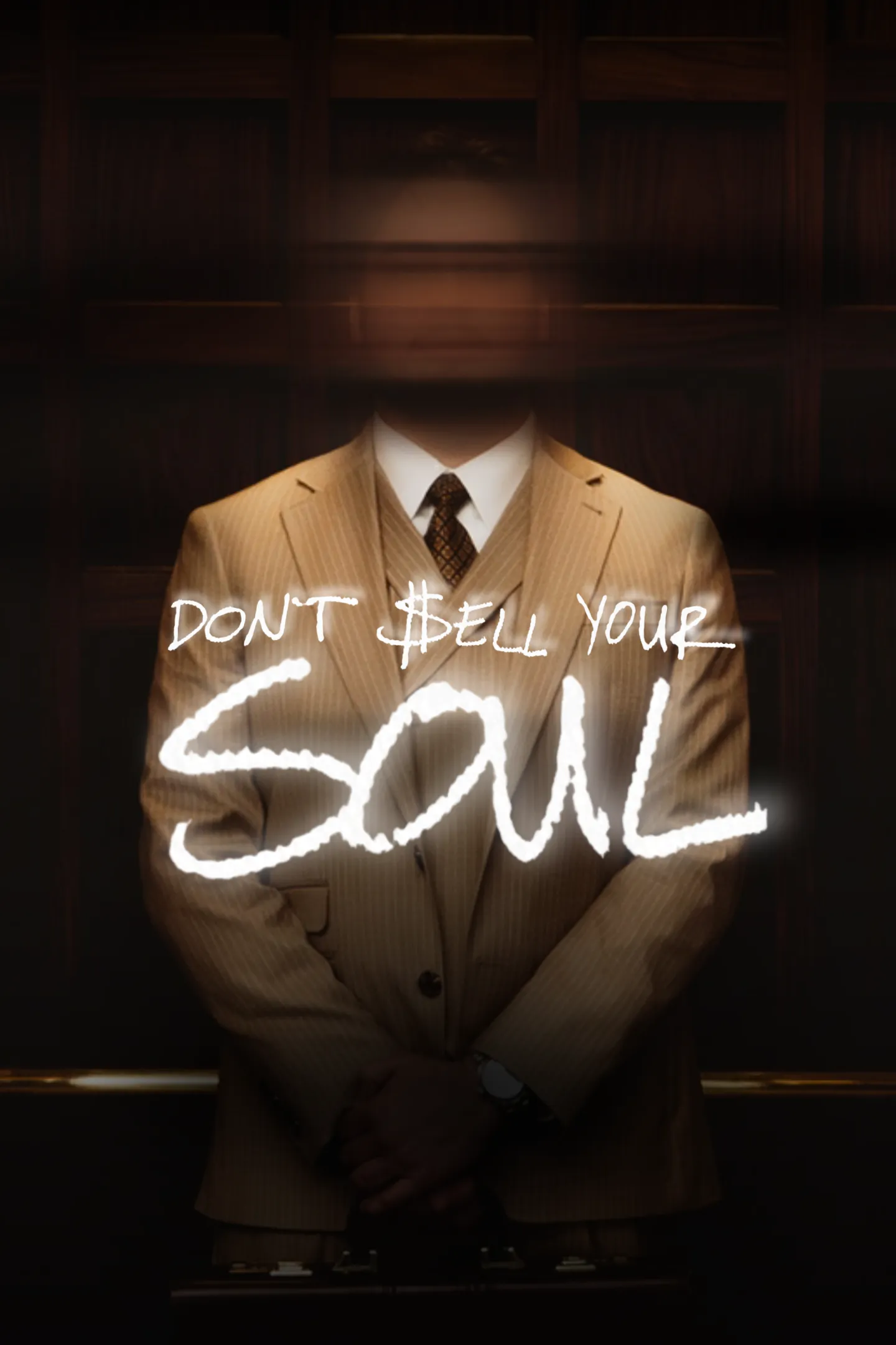 Don't $ell Your Soul™ (D$YS) promo flyer, character still, immersive thriller